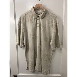 Pusser's British West Indies Silk Cotton Tropical Floral Polo Shirt Men's XL